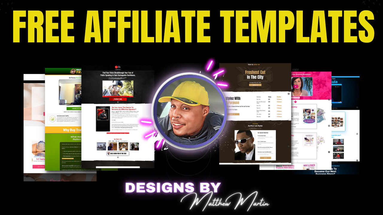 Get Our Free Custom Affiliate Marketing Funnels, Templates